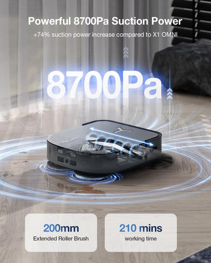Ecovacs DEEBOT X2 Combo Complete Robot Vacuum and Mop