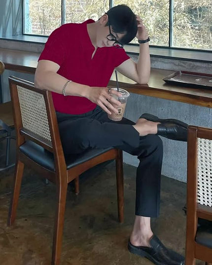 GRECIILOOKS Cotton Lycra T-Shirt, M