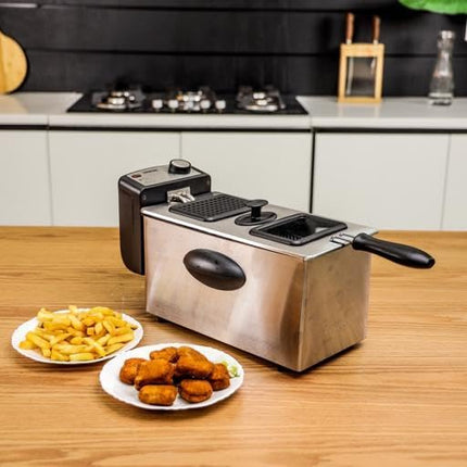 Geepas Powerful Deep Fryer With Overheat Protection, 2000W