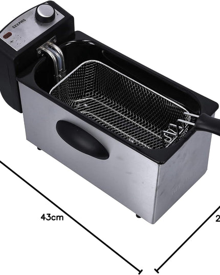 Geepas Powerful Deep Fryer With Overheat Protection, 2000W