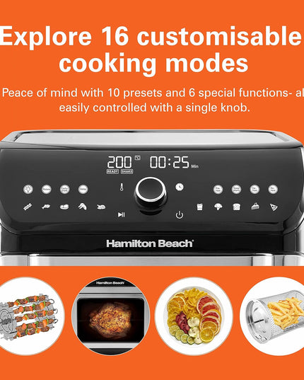 Hamilton Beach Digital Air Fryer Oven, 12L