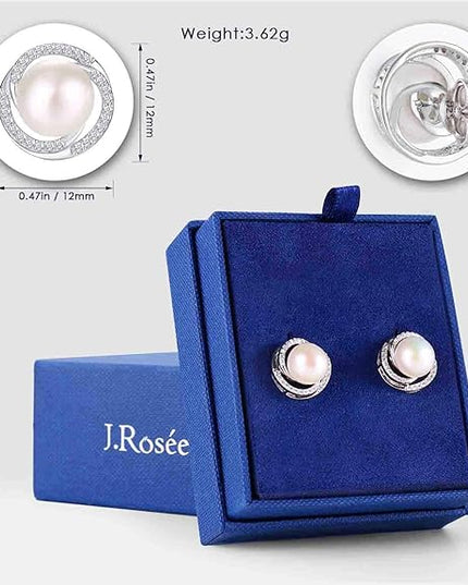 J.Rosée Pearl Studs Earrings