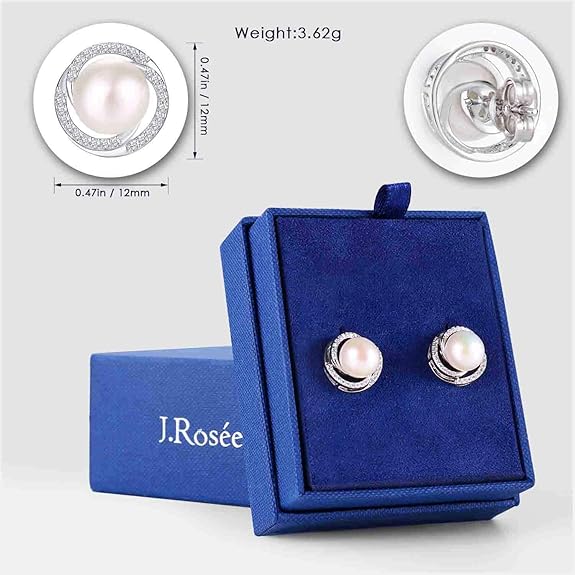 J.Rosée Pearl Studs Earrings