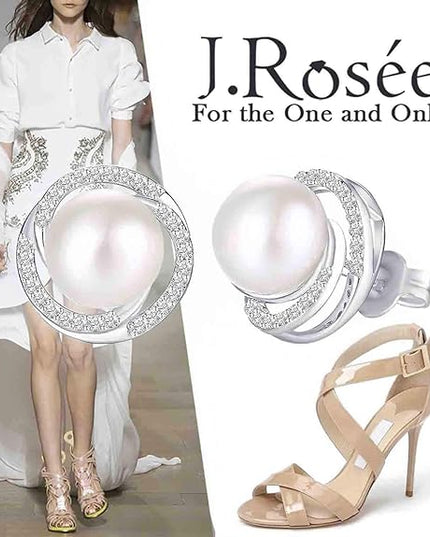 J.Rosée Pearl Studs Earrings