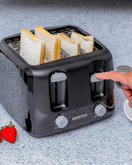 Krypton 4-Slice Slot Bread Toaster, 1400W