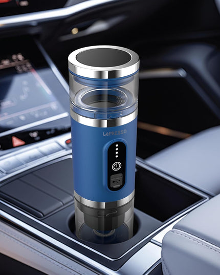 LePresso 4-in-1 Portable Coffee Machine with Milk Frother