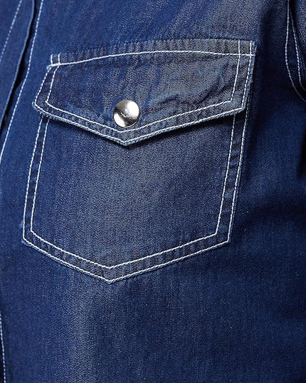 Miss Olive Cropped Denim Jacket, L