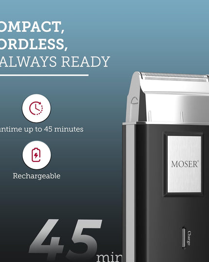 Moser Mobile Shaver, Cordless Precision Shaver