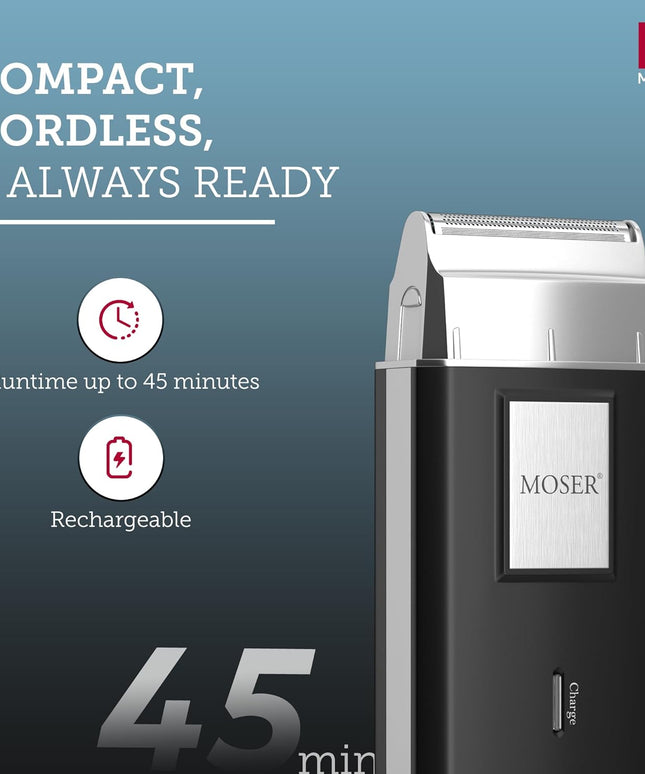 Moser Mobile Shaver, Cordless Precision Shaver