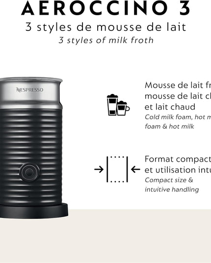 Nespresso Vertuo Pop with Aeroccino 3