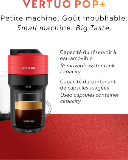 Nespresso Vertuo Pop with Aeroccino 3