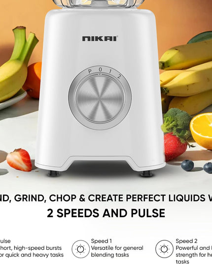 Nikai 3-in-1 Blender with 3 Jars