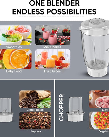 Nikai 3-in-1 Blender with 3 Jars