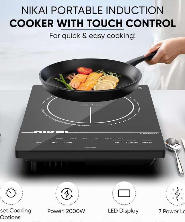 Nikai Digital Infrared Ceramic Cooker, 2000W