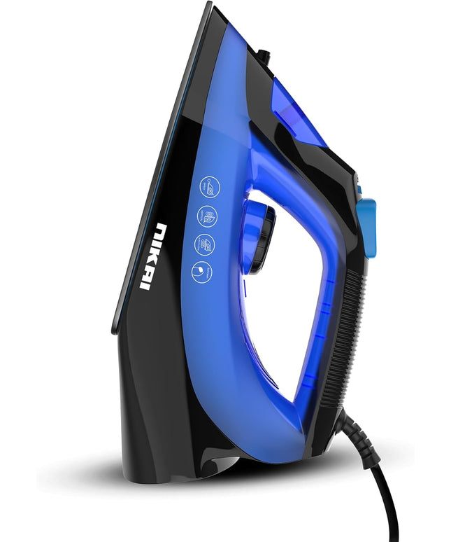 Nikai Steam Iron with Non-Stick Soleplate, 1600W