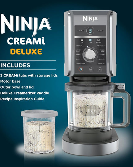 Ninja CREAMi Deluxe Ice Cream Maker