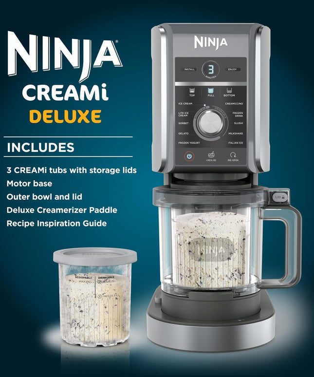 Ninja CREAMi Deluxe Ice Cream Maker