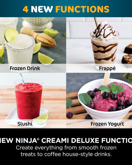 Ninja CREAMi Deluxe Ice Cream Maker