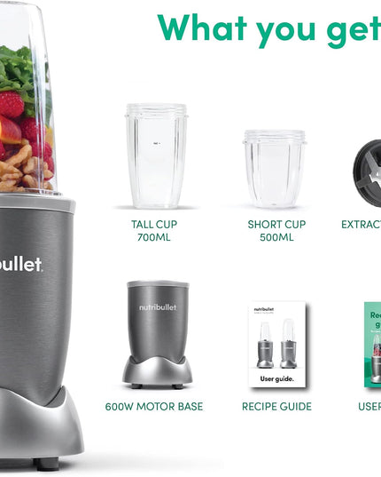 NutriBullet Multi-Function High Speed Blender, 600W