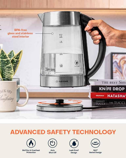 Nutricook Glass Kettle, 2200W