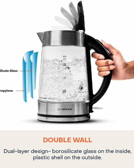 Nutricook Glass Kettle, 2200W
