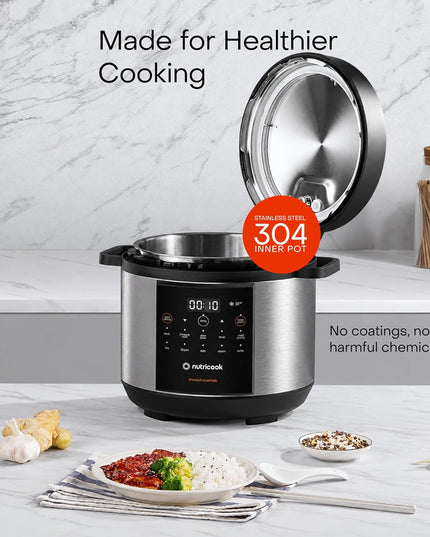 Nutricook Smart Pot Electric Pressure Cooker, 900W