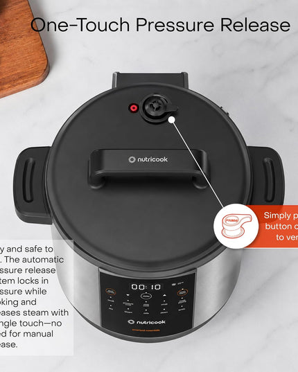 Nutricook Smart Pot Electric Pressure Cooker, 900W