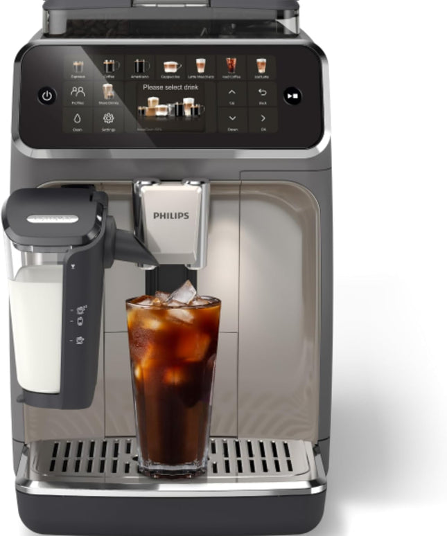 PHILIPS 5500 Series Fully Automatic Espresso Machine, LatteGo Milk System