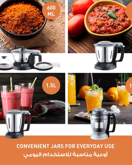 Panasonic Powerful Mixer, 4 Multipurpose Jars