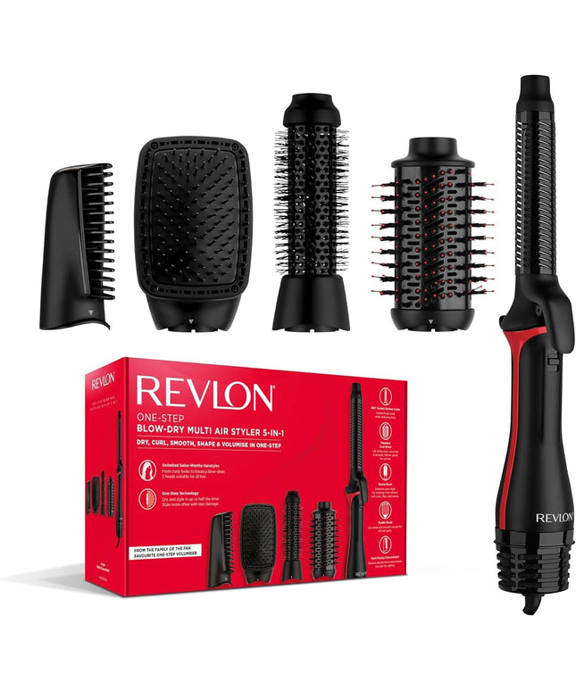 Revlon One Step Blow-Dry Multi Air Styler 5 in 1 Dryer 4 Heat Settings