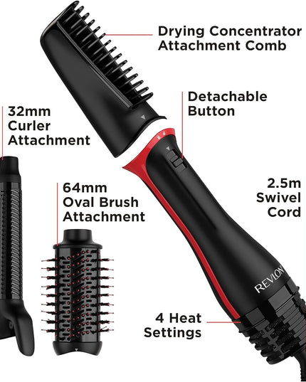 Revlon One Step Blow-Dry Multi Styler - 3 in 1 Dry, RVDR5333