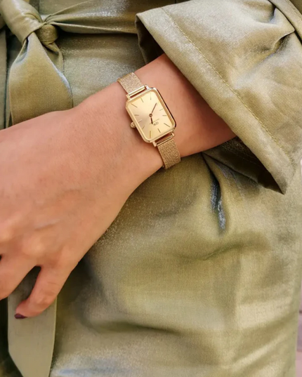 Daniel Wellington Quadro Pressed Unitone Gold