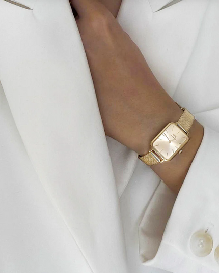Daniel Wellington Quadro Pressed Unitone Gold