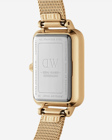 Daniel Wellington Quadro Pressed Unitone Gold