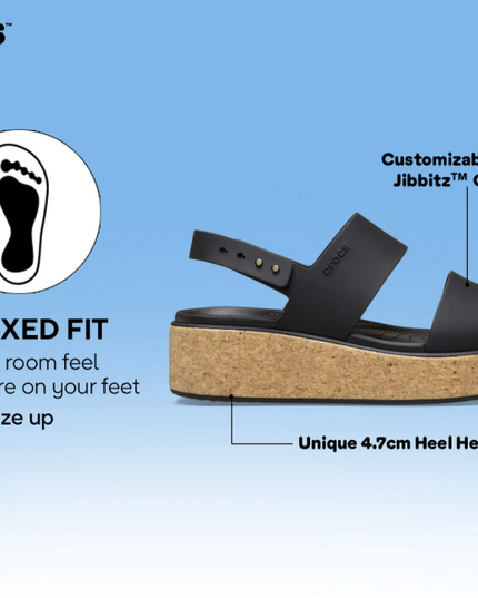 Crocs Brooklyn Cork Low Sandal, 39/40