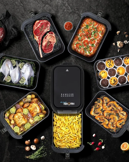 Black + Decker Aerofry 8L AirFryer 7-in-1 , 1700W