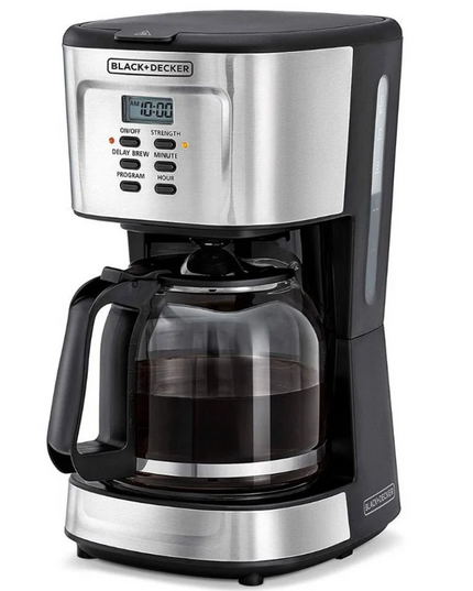 Black+Decker 12 Cup Coffee Maker, 900W