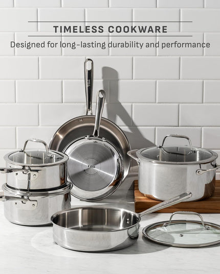 Tefal Pro Tri-Ply Stainless Steel Cookware