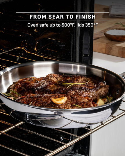 Tefal Pro Tri-Ply Stainless Steel Cookware