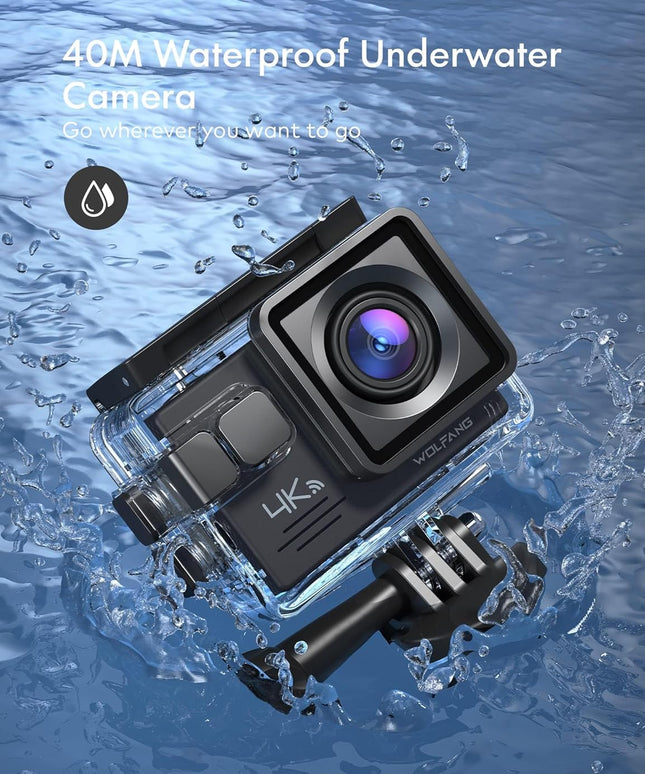 WOLFANG Sports Camera 4K