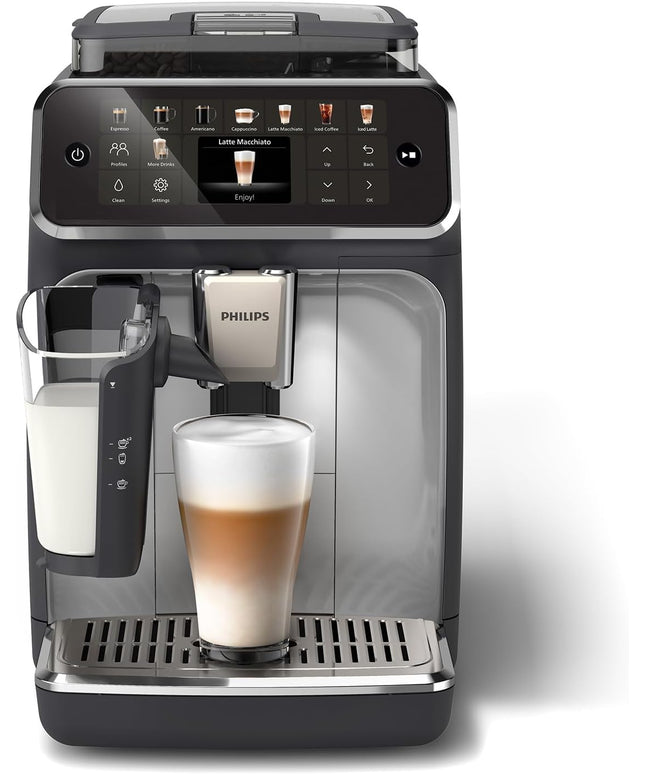 PHILIPS 5500 Series Fully Automatic Espresso Machine, LatteGo Milk System